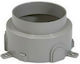 Legrand Mosaic Walled Electrical Junction Box Plastic in Gray Color