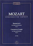 Barenreiter Mozart- Violin Concerto Nr.3 in G Major KV 216 [Pocket Score] Παρτιτούρα για Βιολί