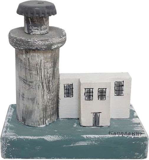 Kapadakis Wood Art Miniatură Decorativă Lemn 11x11x5cm 1buc