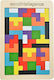 Tetris Puzzle Educational Game Knowledge made of Wood for 3+ Years Old