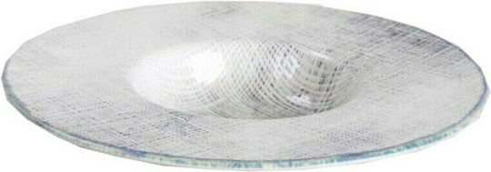 Marva Siena Plate Pasta Ceramic Gray with Diameter 28cm