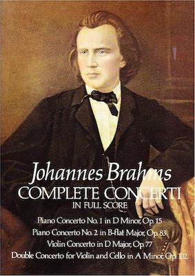 Dover Publications Brahms - Complete Concerti [Full Score] pentru Orchestra