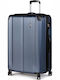 Travelite City Large Travel Suitcase Hard Navy Blue with 4 Wheels Height 77cm