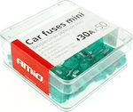 AMiO Car Fuse Set Blades 50pcs