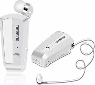 Fineblue F990 In-ear Bluetooth Handsfree Earphone Lapel White