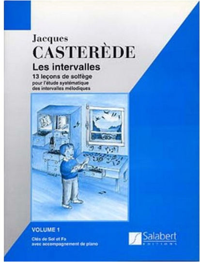 Durand Jacques Casterede - Les Intervalles, 13 Lecons De Solfege, Vol. 1 Theory Book