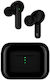QCY T11 In-ear Bluetooth Handsfree Ακουστικά με Αντοχή στον Ιδρώτα και Θήκη Φόρτισης Μαύρα