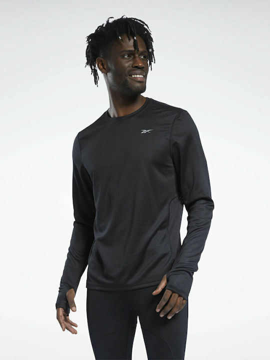 Reebok Speedwick Αθλητικό T-shirt Μαύρο
