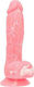 Addiction Brandon Glow In The Dark Dildo 19cm Pink