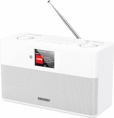 Kenwood CR-ST100S Tabletop Radio Electric DAB+ with Bluetooth and USB White