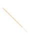 Visetti Chain Hand made of Steel Gold-plated Thin Thickness 5.6mm and Length 24cm
