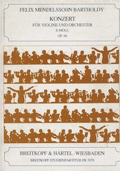 Breitkopf & Hartel Mendellssohn- Violin Concerto in E-Moll MWV O Opus 64 [Pocket Score]