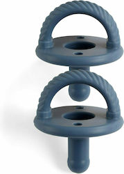 Itzy Ritzy Sweetie Πιπίλες Σιλικόνης Cables - Blue για 3+ μηνών 2τμχ