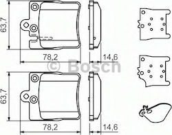 Bosch Σετ Τακάκια Εμπρός 2τμχ Bosch Σετ Τακάκια Εμπρός 2τμχ