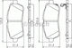 Bosch Σετ Τακάκια Εμπρός 2τμχ για Mazda 2 / 3 / 5