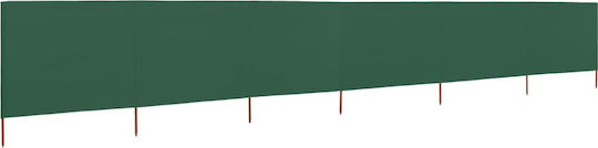 vidaXL Fabric Fence Panel in Green Color 80cm x 8.0m