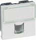 Legrand Mosaic Telefonsteckdose mit Einzeln Rah...