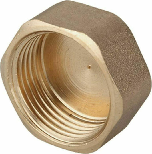Hydrosfer Θηλυκή Τάπα Ορειχάλκινη 1/2" 1mm 1267
