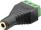 Goobay Βύσμα 3.5mm Jack female 10τμχ Μαύρο (76746)