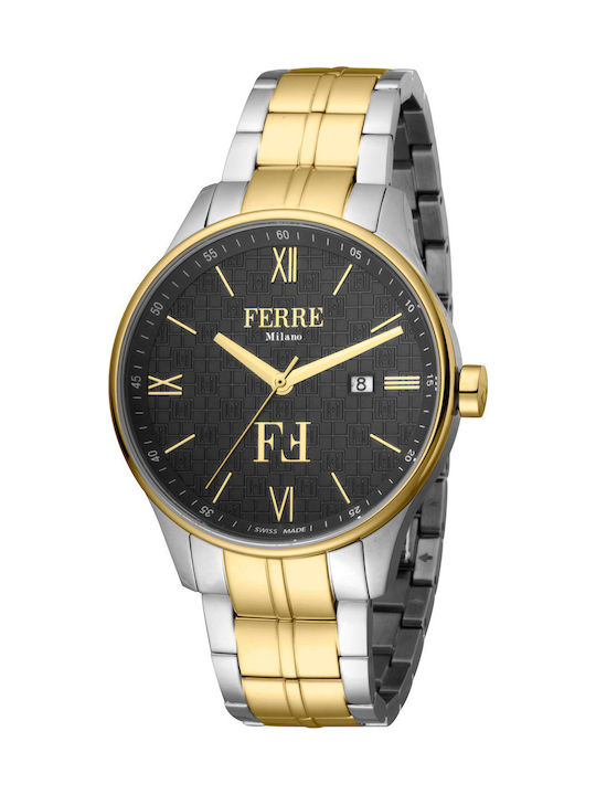 Ferre Milano Uhr Batterie mit Metallarmband