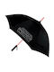 Cerda Παιδική Ομπρέλα Μπαστούνι Umbrella Μαύρη με Διάμετρο 95εκ.
