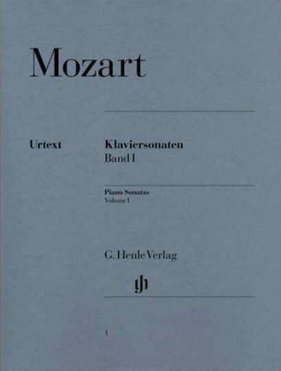 G. Henle Verlag Mozart Piano Sonatas Sheet Music for Piano Vol.1