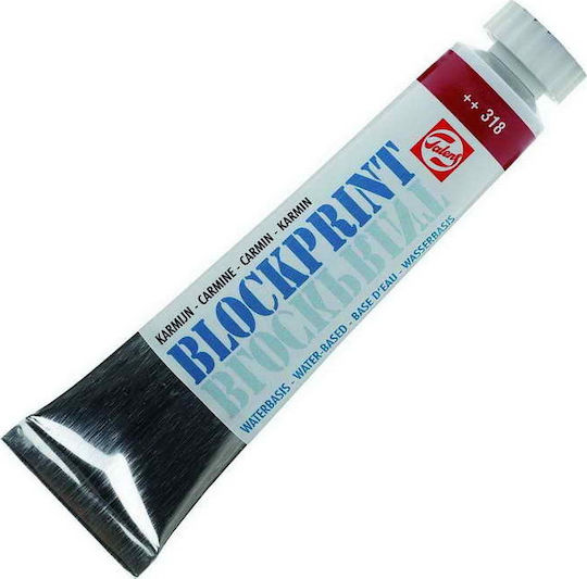 Royal Talens Blockprint Flüssige Handwerksfarbe Rot Gravur 318 Karmin 20ml