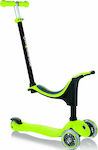 Globber Kids Scooter Go-Up Sporty 3-Wheel with Seat for 3+ Years Green