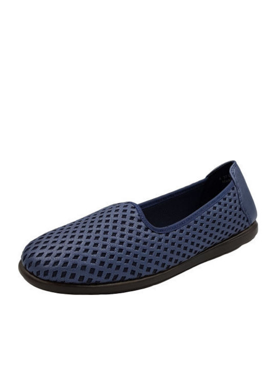 Aerosoles Catty Leder Damen Mokassins in Blau F...