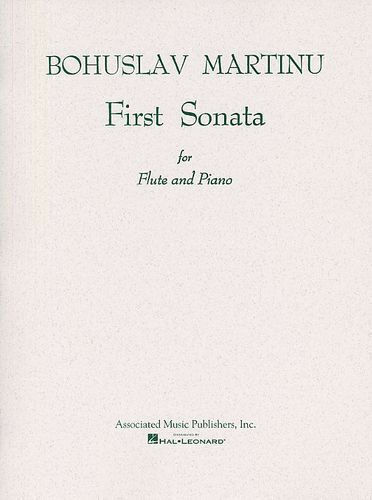 G. Schirmer Martinu - First Sonata Flute & Piano