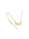 Gold necklace K14 "Infinity"