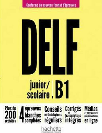 DELF Scolaire B1 , + Audio En Téléchargement Nouveau Format D' Épreuves