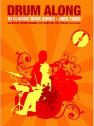 Bosworth Edition Drum Along 10 Class Rock Songs Παρτιτούρα για Ντραμς + CD