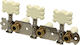 Gewa Chei De Acordare Pentru Chitară Clasică Fire&Stone Classical Guitar Tuning Machines Chrome Butoane Fluture Chrome