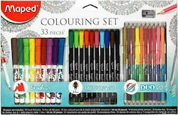 Maped Colouring Set 33pcs Σετ Ζωγραφικής 33τμχ