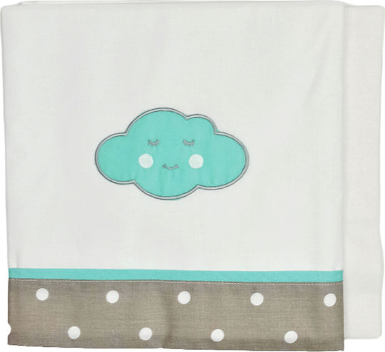 Baby Star Baby Sheets White Set 70x95cm