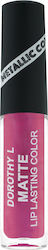 Dorothy L Metallic Matte Υγρό Κραγιόν Metallic ...