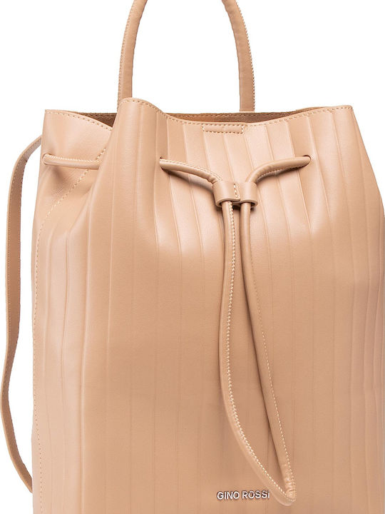 Gino Rossi CSN5285 Women s Backpack Beige Skroutz.cy