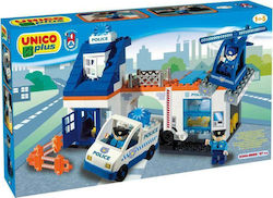 Androni Giocattoli Unico Plus Police Station for 1.5-5 Years 80pcs