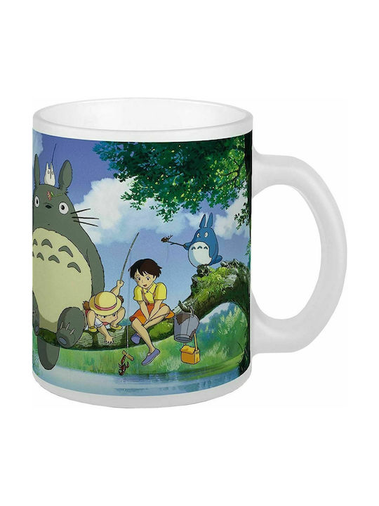 Semic Ghibli Totoro Fishing Κούπα Κεραμική Πολύχρωμη