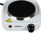 DictroLux 619902 Enamel Countertop Single Burner White