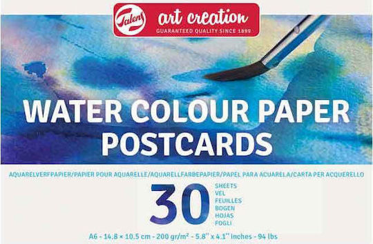 Royal Talens Watercolour Pad Water Colour Paper Postcards A6 30 Sheets 30 Sheets
