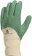 Delta Plus Gloves for Work Green Latex/Cotton