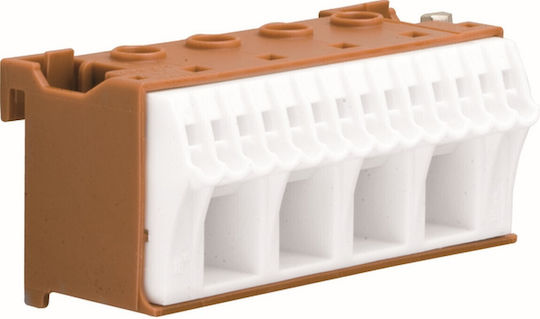 Hager Stromverteilungsblock Schnelle Phasenverbindung für Verbindungen 14x4 & 4x25mm² KN18P