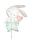 Yapadapadou Wooden Kids Wall Light Bunny