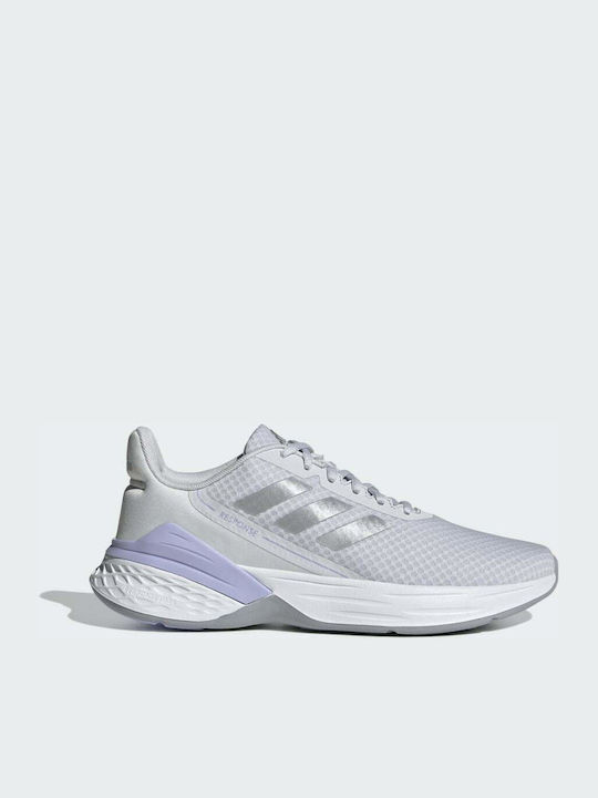Adidas Response SR Γυναικεία Αθλητικά Παπούτσια Running Dash Grey / Matte Silver / Violet Tone