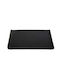 Marva Africa Plate Shallow Rectangular Ceramic Black 30.3x20.9cm