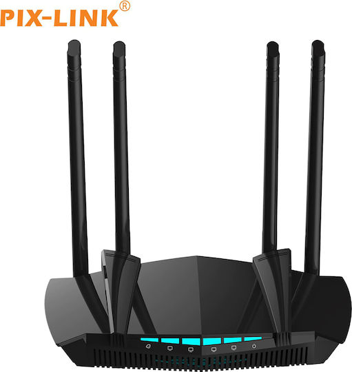 Pix-Link LV-AC22 Drahtlos Router Wi‑Fi 5 mit 4 Anschlüssen Ethernet