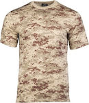 Mil-Tec Short Sleeve T-shirt Army Digital Desert 100% Cotton In Brown Colour 11012073