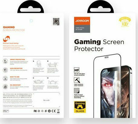 Joyroom Knight Series Gaming 2.5D Full Face Tempered Glass (iPhone 12 / 12 Pro) JR-PF626